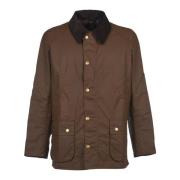 Barbour Jacka med kontrasterande krage, brun Brown, Herr