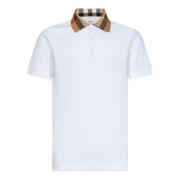 Burberry Vita T-shirts och Polos White, Herr