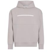 Calvin Klein Präglad Logga Hoodie Grå Gray, Herr