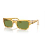 Persol Honey/Green Solglasögon Yellow, Unisex