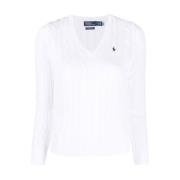 Ralph Lauren Damkläder Tröja Vit Ss24 White, Dam