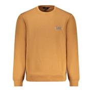 Lee Brun Sweatshirt med Tryck och Långa ärmar Brown, Herr