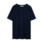 Zadig & Voltaire Navy T-Shirt - Tom Blue, Herr