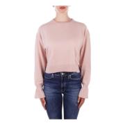 Liu Jo Logo Front Sweaters Collection 1 Pink, Dam