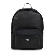 Hugo Boss Monogram ryggsäck med trefärgstryck Black, Unisex