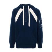 Kenzo Vintage hoodie med Raglan-ärmar Blue, Herr