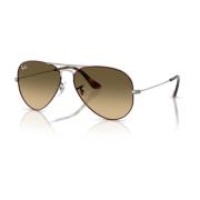 Ray-Ban Klassiska Aviator solglasögon med bruna linser Brown, Unisex