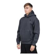 The North Face Svart huvtröja i Pull-On-stil Gray, Herr