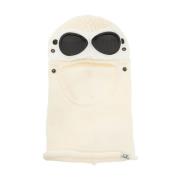 C.p. Company Merinoull balaclava med Goggle-linser White, Herr