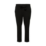 Kaffe Curve Slim-leg Bältes Svarta Byxor Black, Dam