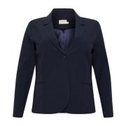 Kaffe Curve Midnight Marine Blazer Jacka Blue, Dam