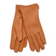 Notyz Elegant Deerskin Handskar i Cognac Brown, Dam