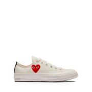 Comme des Garçons Play Chuck Taylor Låg Topp Sneakers Vit White, Dam