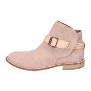 Moma Vintage Mocka Ankelboots för kvinnor Pink, Dam