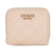 Guess Quiltad Mini Plånbok Beige, Dam