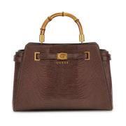 Guess Python Print Handväska Mini Sibel Brown, Dam