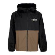 Jordan Svart Windbreaker Jacka med Huva Black, Herr