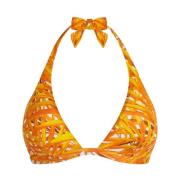 Vilebrequin Palm Leaves Neckholder Bikinitopp för damer Orange, Dam