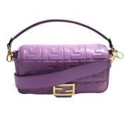 Fendi Vintage Pre-owned Laeder fendi-vskor Purple, Dam