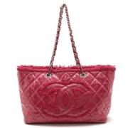 Chanel Vintage Pre-owned Plast totevskor Pink, Dam