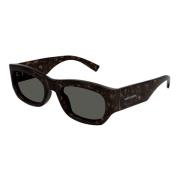 Saint Laurent Havana Grå Solglasögon SL 713 Brown, Dam