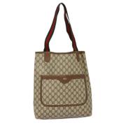 Gucci Vintage Pre-owned Laeder totevskor Beige, Dam