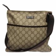 Gucci Vintage Pre-owned Canvas gucci-vskor Brown, Dam