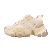 Buffalo Stiliga Norion Sneakers Beige, Dam