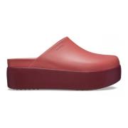 Crocs Jordgubbsvin Plattform Träsko Red, Dam