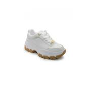 Guess Vita dammode sneakers Fltberele12 White, Dam