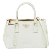 Prada Vintage Pre-owned Tyg prada-vskor White, Dam