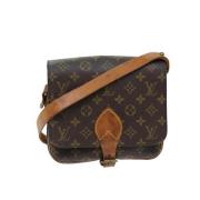 Louis Vuitton Vintage Pre-owned Canvas louis-vuitton-vskor Brown, Dam