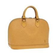 Louis Vuitton Vintage Pre-owned Laeder handvskor Yellow, Dam