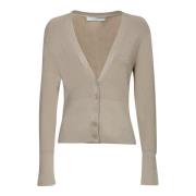 IRO Beige Cardigan Sweater Aw24 Beige, Dam