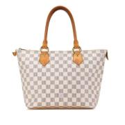 Louis Vuitton Vintage Pre-owned Canvas handvskor White, Dam