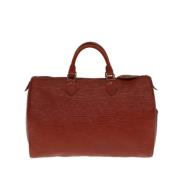 Louis Vuitton Vintage Pre-owned Laeder handvskor Brown, Dam