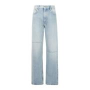 MM6 Maison Margiela Stiliga Byxor med 5 Fickor Blue, Dam