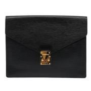 Louis Vuitton Vintage Pre-owned Laeder portfljer Black, Dam