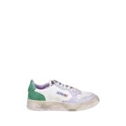 Autry Vintage Vit Grön Sneaker Multicolor, Dam