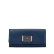 Prada Vintage Pre-owned Laeder plnbcker Blue, Dam