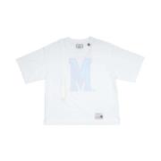 Mihara Yasuhiro Vit Bomull Halfärm Broderad T-shirt White, Herr