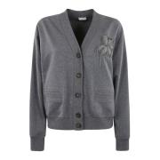 Brunello Cucinelli Stilren Cardigan för Kvinnor Gray, Dam