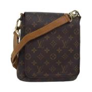 Louis Vuitton Vintage Pre-owned Canvas louis-vuitton-vskor Brown, Dam