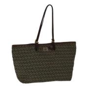 Fendi Vintage Pre-owned Canvas totevskor Green, Dam