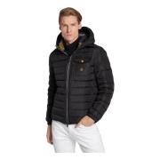 RefrigiWear Black Nylon Jacket Black, Herr