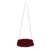 Gestuz Röd Pärla Clutch Tillbehör Red, Dam