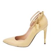 Tom Ford Pre-owned Pre-owned Laeder klackskor Beige, Dam