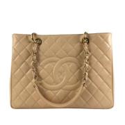 Chanel Vintage Pre-owned Laeder totevskor Brown, Dam