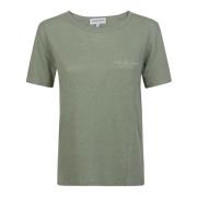 Maison Labiche Militär Linne T-shirts och Polos Green, Dam