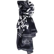 Hést Frøya Sidenscarf Black, Dam